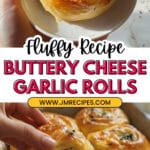 Buttery Cheese Garlic Rolls Recipe