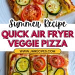 Veggie Air Fryer Pizza Recipe