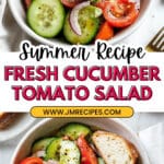 Cucumber Tomato Salad Recipe