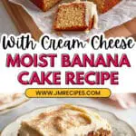 Banana Cake Recipe