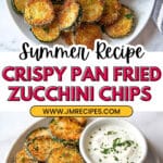 Pan Fried Zucchini Chips Recipe
