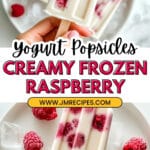 Raspberry Yogurt Popsicles Recipe