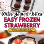 Frozen Strawberry Yogurt Bites Recipe