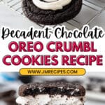 Chocolate Oreo Crumbl Cookie Recipe