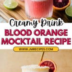 Creamy Blood Orange Mocktail Recipe