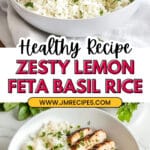 Lemon Feta Basil Rice Recipe