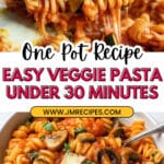 One Pot Veggie Pasta Recipe