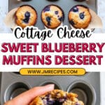 Cottage Cheese Blueberry Muffins Recipe