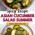 Spicy Asian Cucumber Salad Recipe