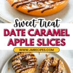 Date Caramel Apple Slices Recipe