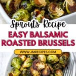 Balsamic Glazed Roasted Brussel Sprouts Recipe