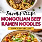 Mongolian Beef Noodles Recipe