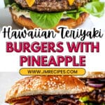 Hawaiian Teriyaki Burgers with Grilled Pineapple Recipe