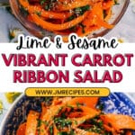 Carrot Ribbon Salad Recipe