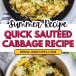 Sautéed Cabbage Recipe