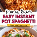 Instant Pot Spaghetti Recipe