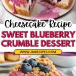 Blueberry Crumble Cheesecake Recipe