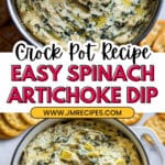 Crock Pot Spinach Artichoke Dip Recipe