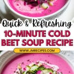 10-Minute Cold Beet Soup Recipe