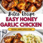 Honey Garlic Chicken Bites Recipe