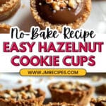 Hazelnut Cookie Cups Recipe