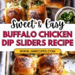 Buffalo Chicken Dip Sliders Recipe