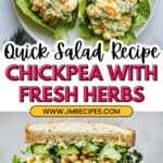 Creamy Chickpea Salad Recipe