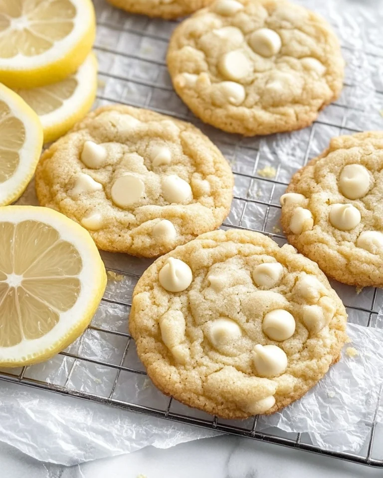 Lemon Coconut White Chocolate Cookies Recipe