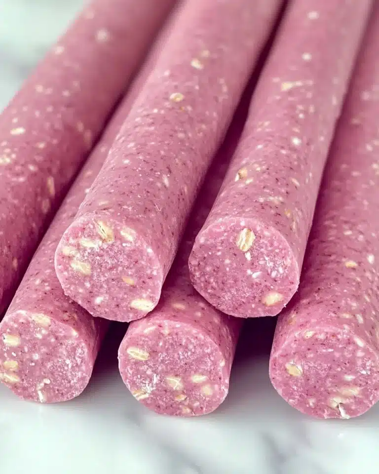 Strawberry Oat Smoothie Sticks Recipe
