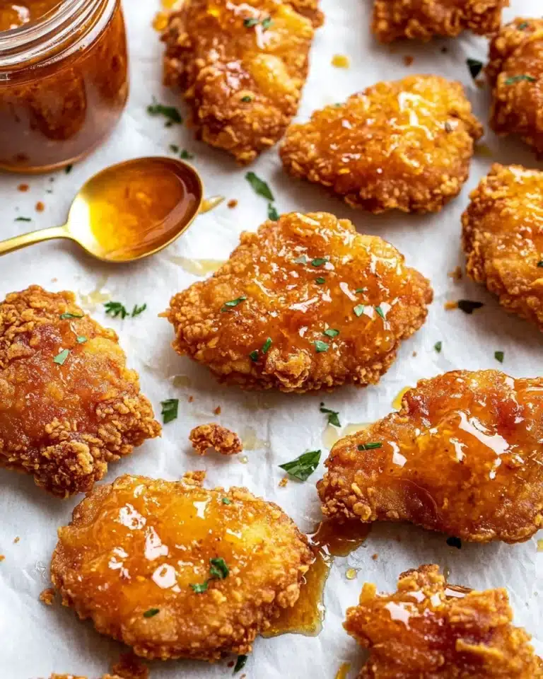 Baked Crunchy Hot Honey Chicken Recipe