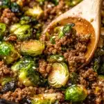 Ground Beef and Brussels Sprouts Recipe