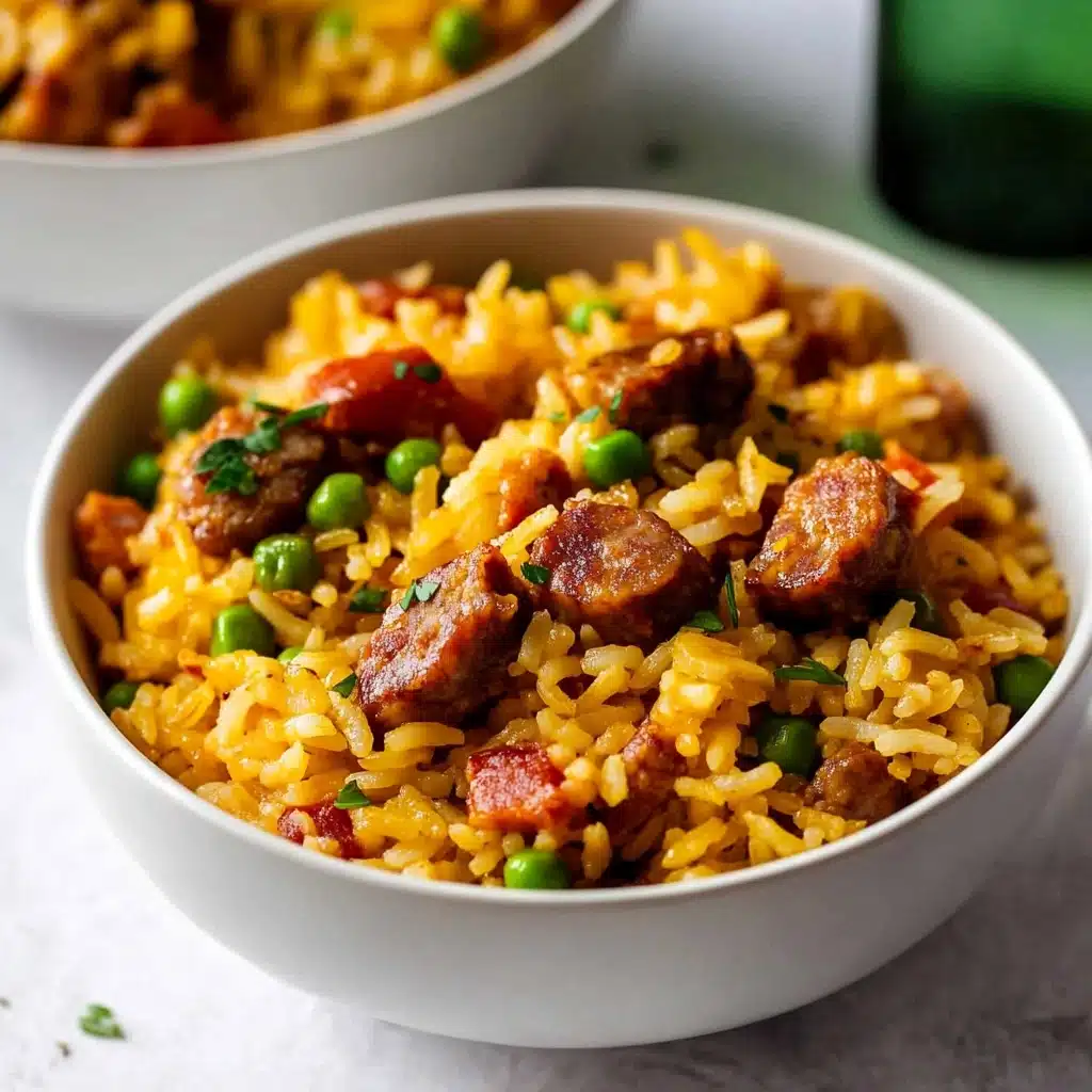 Smoked Sausage and Rice Recipe - Recipe Image
