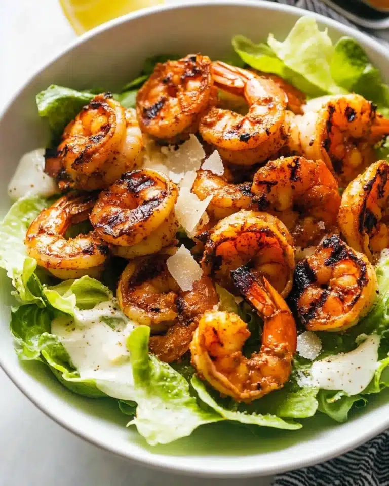 Blackened Shrimp Caesar Salad Recipe