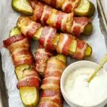 Bacon Wrapped Pickles (AKA Pickle Fries) Recipe