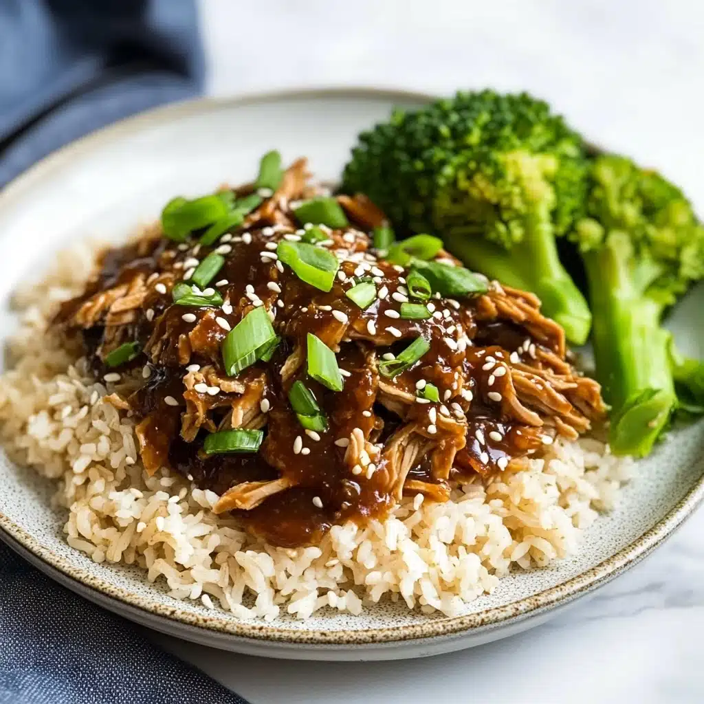 Slow Cooker Honey Garlic Chicken Recipe - Recipe Image