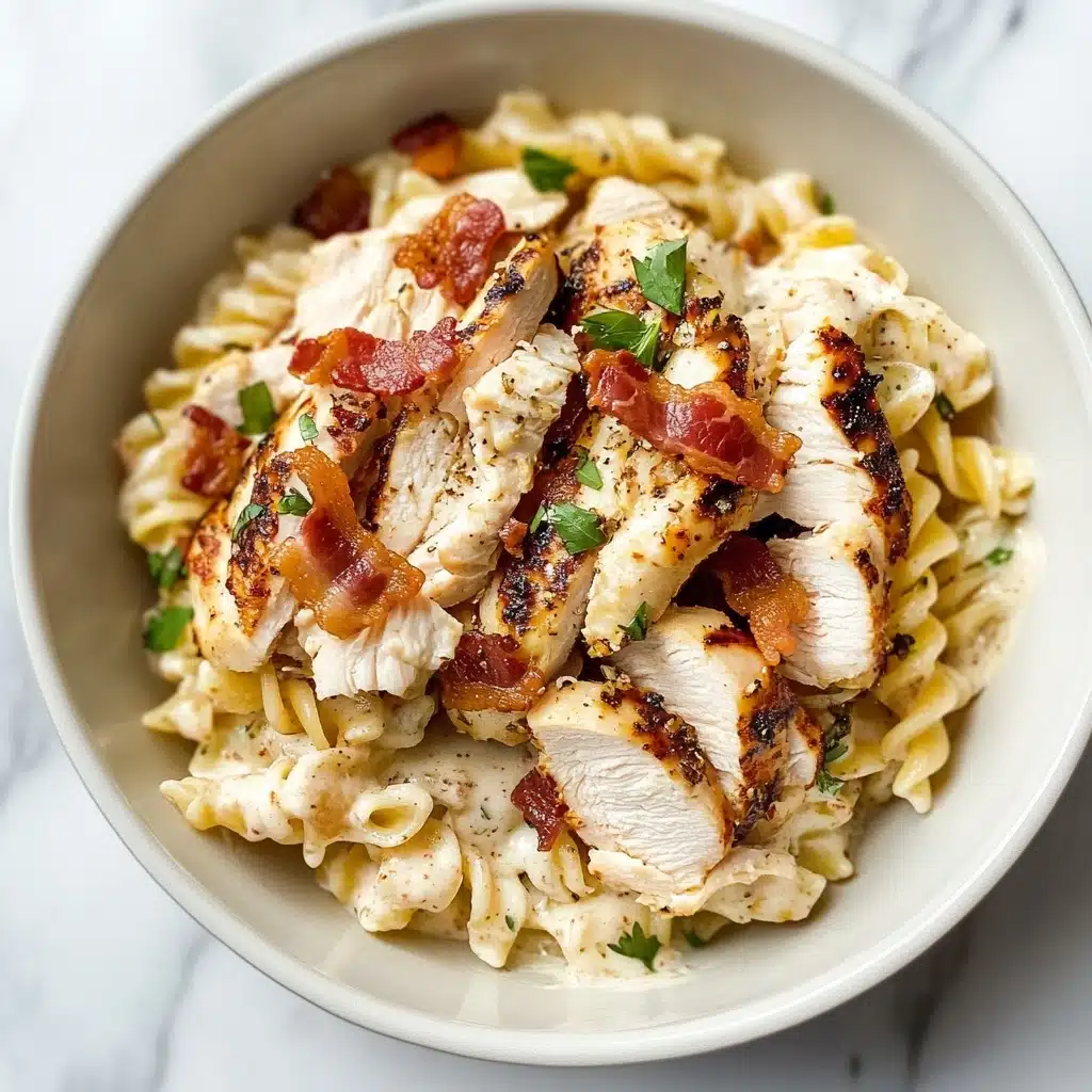 Chicken Bacon Ranch Pasta Recipe - Recipe Image