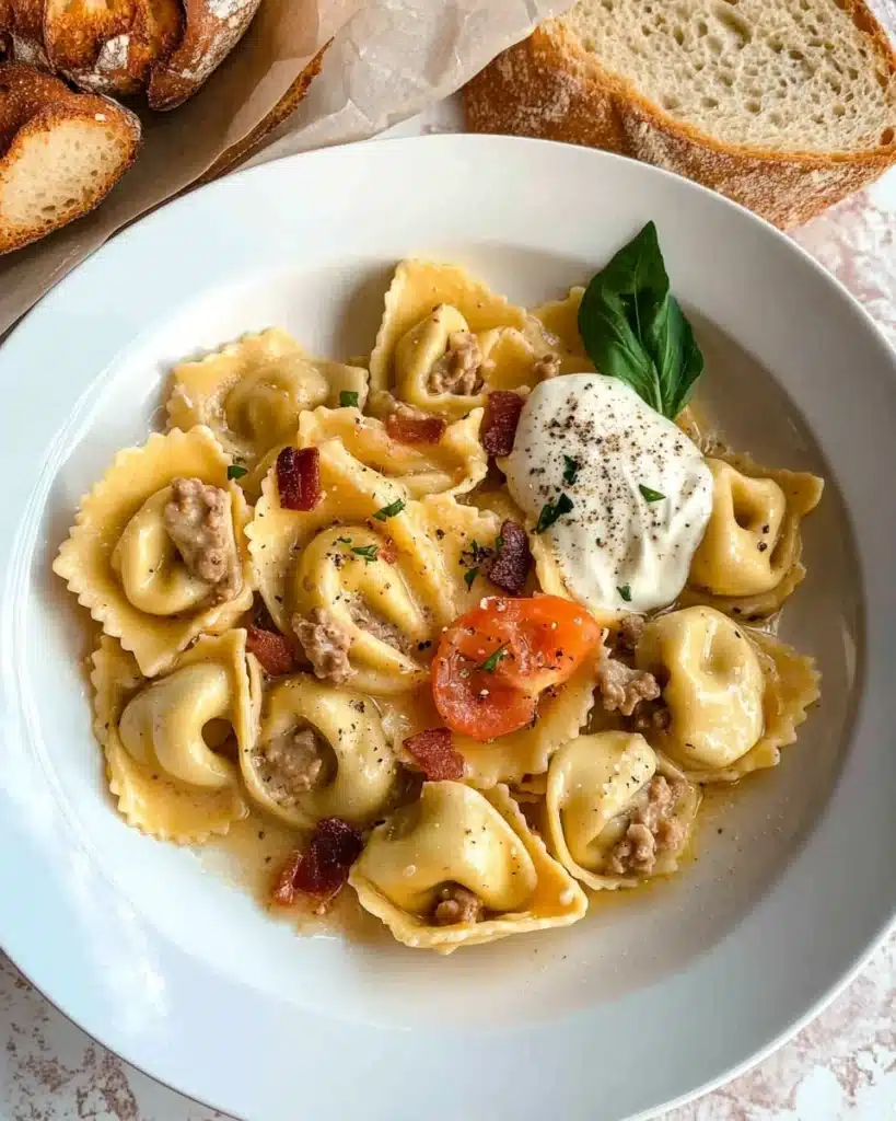 Tortellini Carbonara Recipe