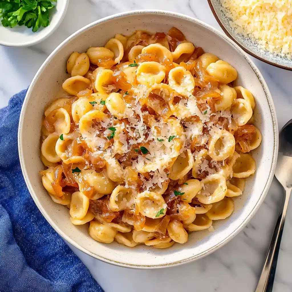 French Onion Pasta Recipe - Recipe Image