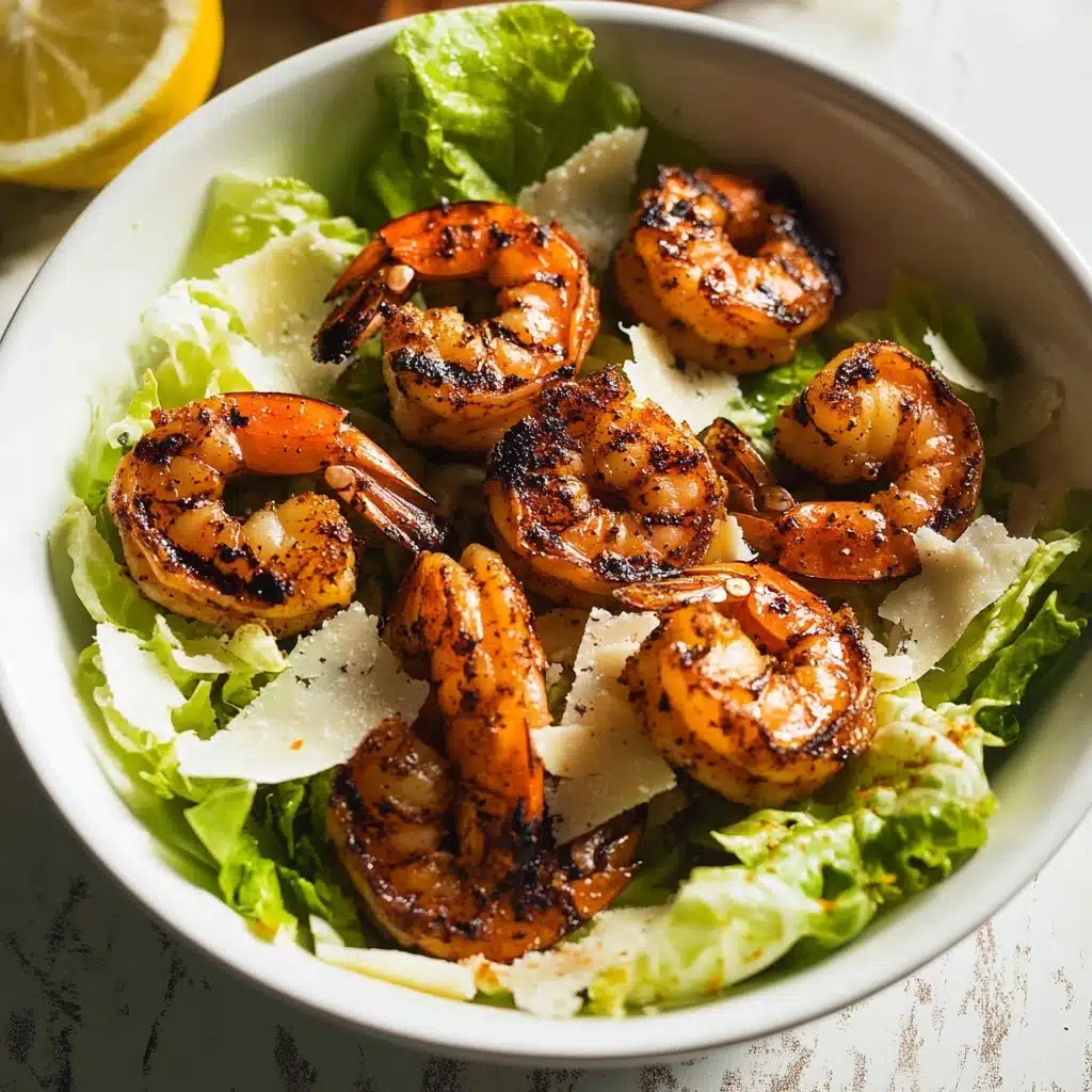 Blackened Shrimp Caesar Salad Recipe - Recipe Image