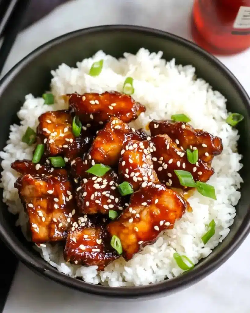 Sticky Ginger Soy Glazed Chicken Recipe