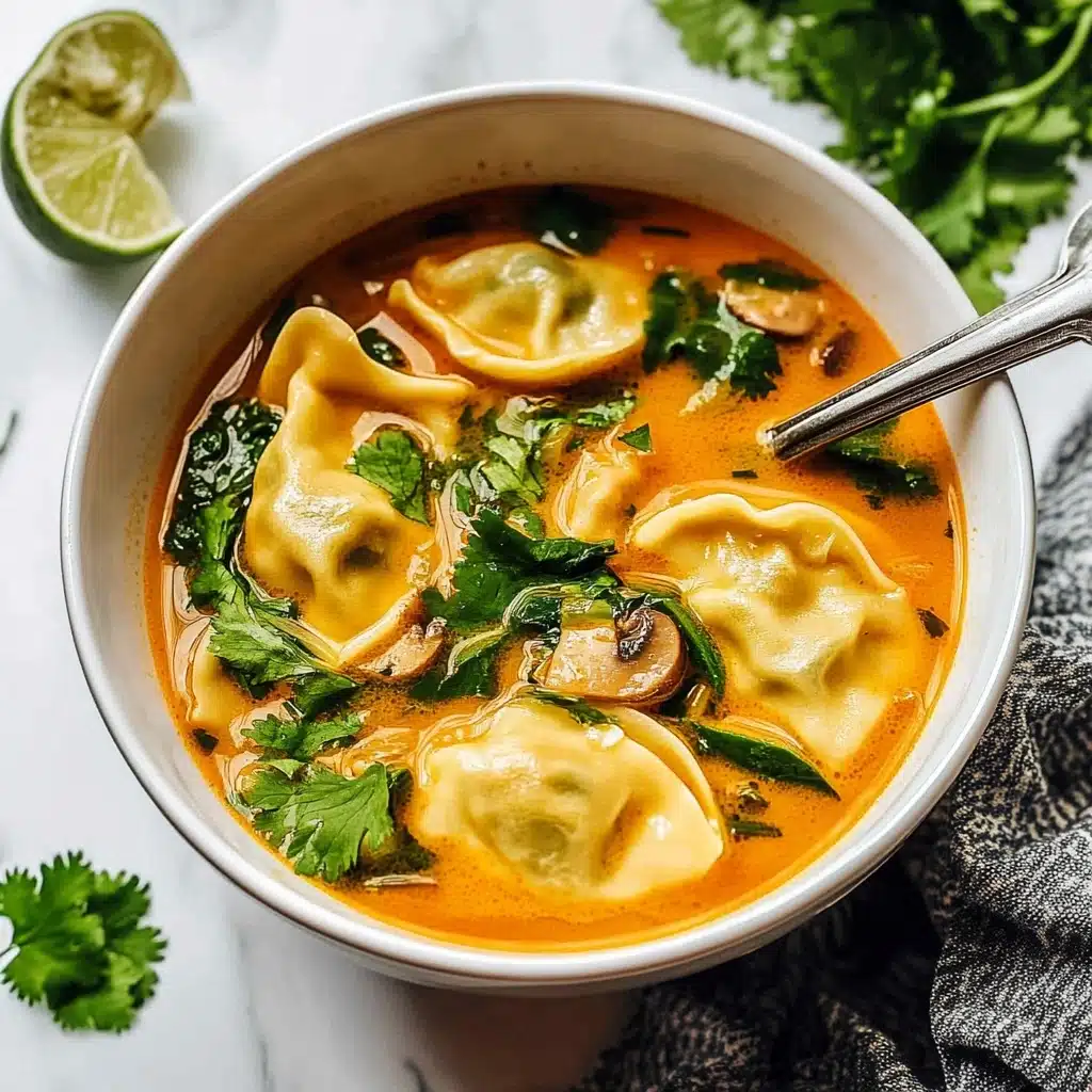 Red Curry Dumpling Soup Recipe - Recipe Image