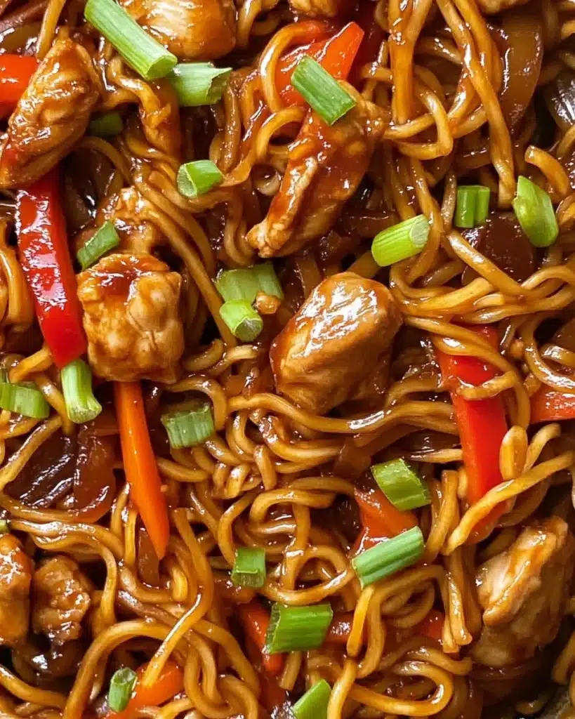 Chicken Vegetable Ramen Noodles Recipe