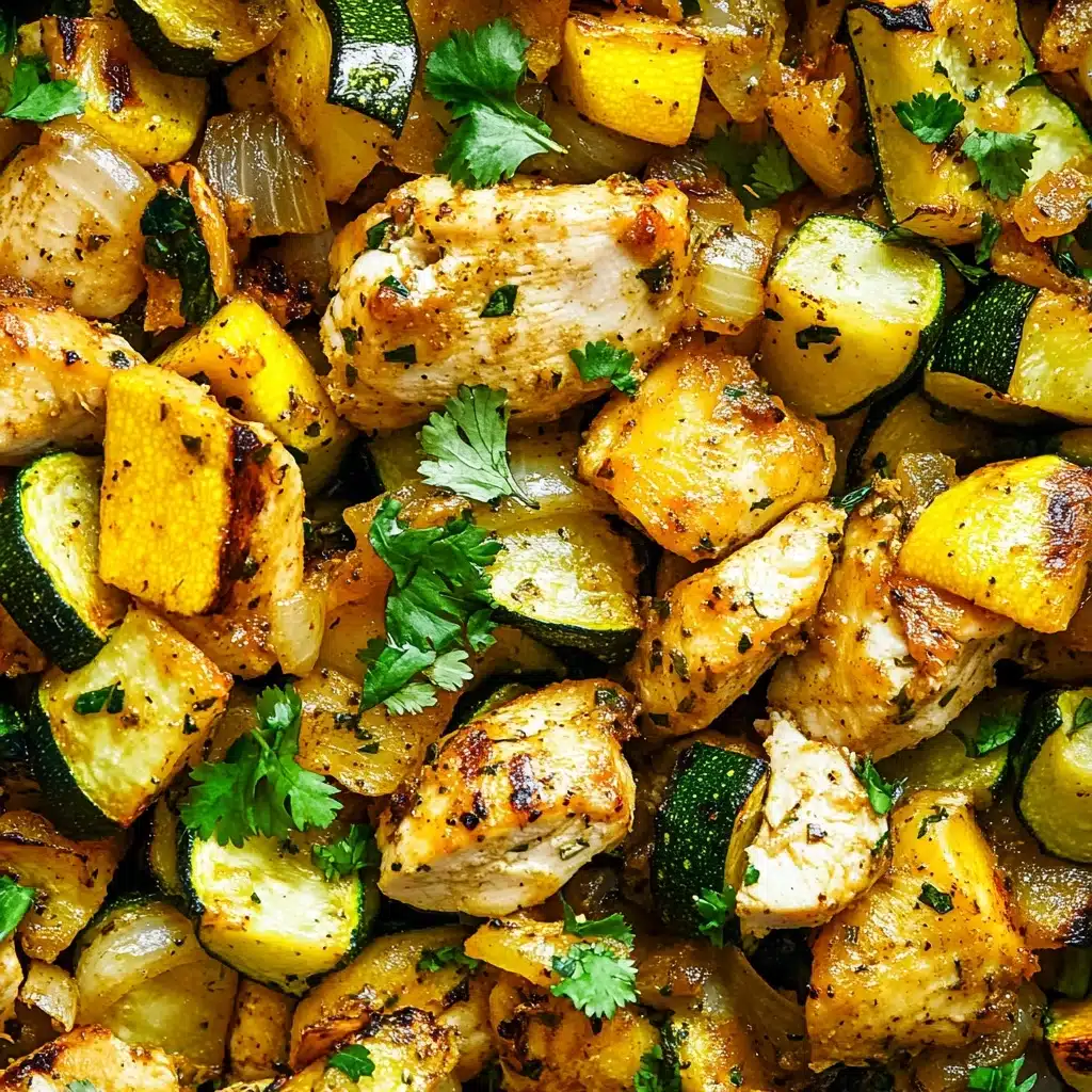 Easy Baked Chicken and Zucchini Recipe - Recipe Image