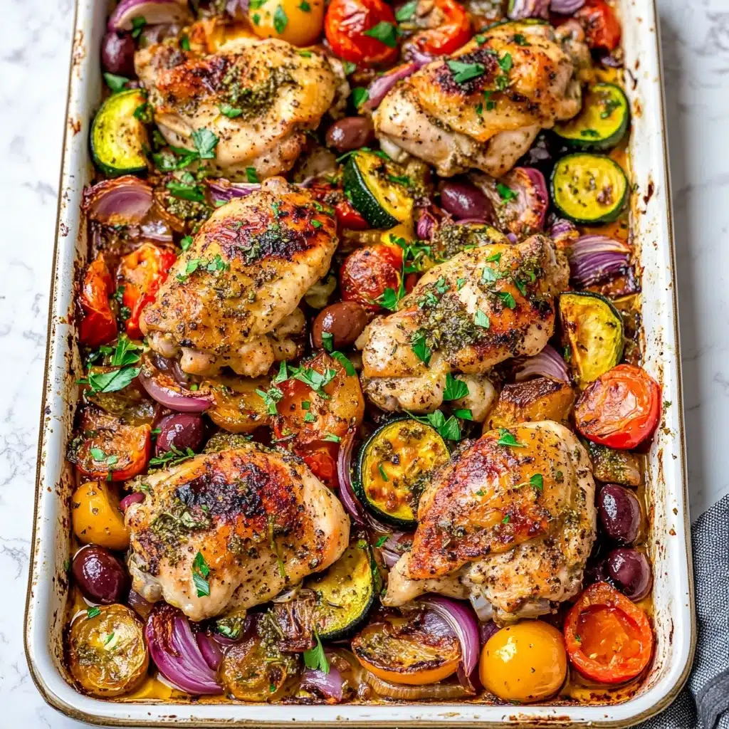 Greek Sheet-Pan Chicken Recipe - Recipe Image