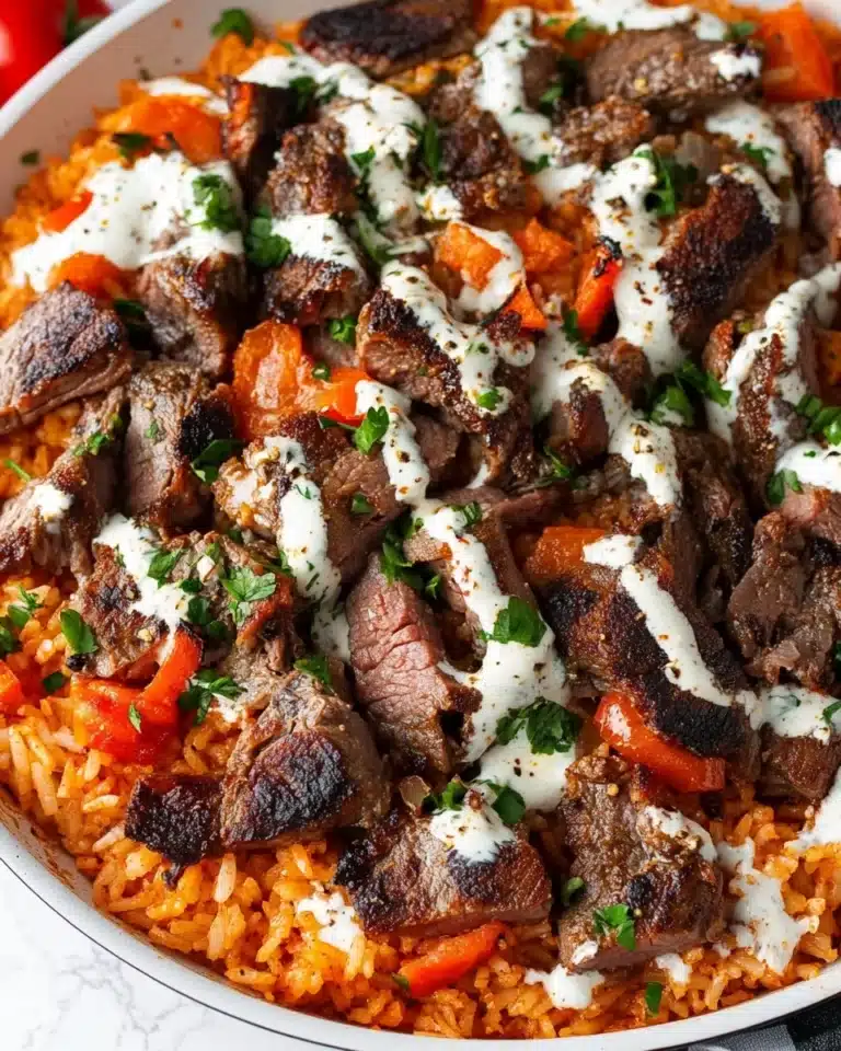 Steak & Queso Rice Recipe