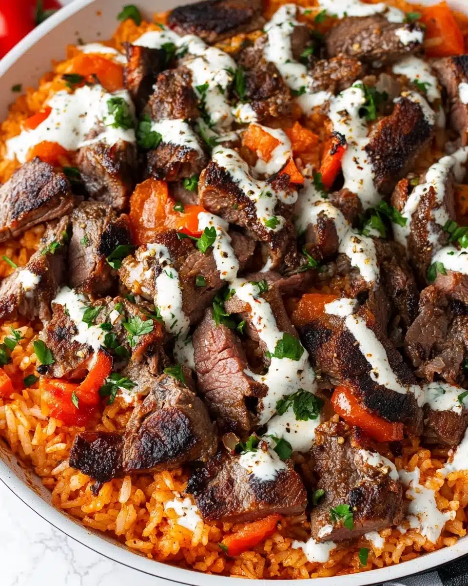 Steak & Queso Rice Recipe