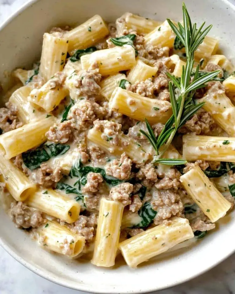 Creamy Sausage and Spinach Pasta Recipe