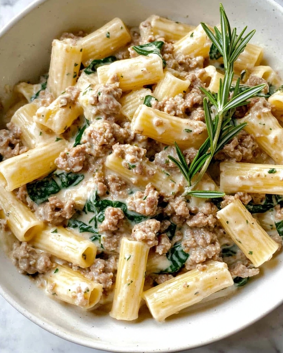 Creamy Sausage and Spinach Pasta Recipe