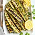 Grilled Lemon Garlic Zucchini Recipe