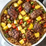 Caribbean Jerk Chicken with Pineapple-Coconut Rice Recipe